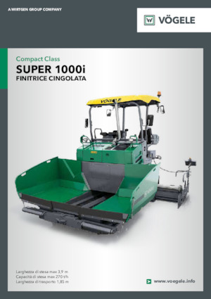 Pásové finišery Vögele Super 1000i