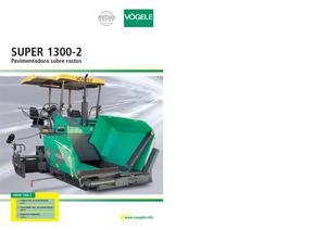 Pásové finišery Vögele Super 1300-2