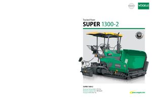 Pásové finišery Vögele Super 1300-2
