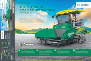 Pásové finišery Vögele SUPER 1300-5e