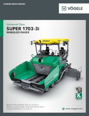 Pásové finišery Vögele Super 1703-3i