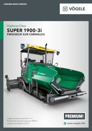 Pásové finišery Vögele Super 1900-3i
