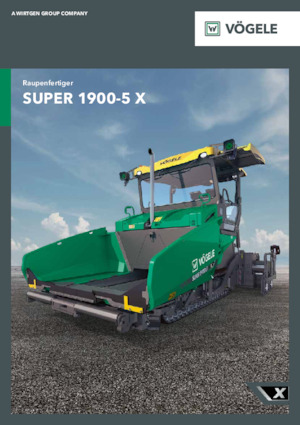 Pásové finišery Vögele SUPER 1900-5 X