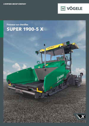 Pásové finišery Vögele SUPER 1900-5 X