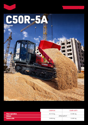 Pásové dumpery Yanmar C50R-5A  