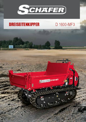 Pásové dumpery SCHÄFER D 1600-MF3