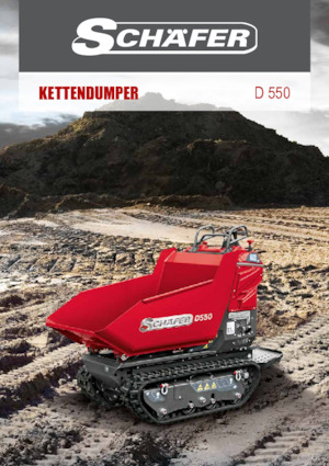 Pásové dumpery SCHÄFER D 550