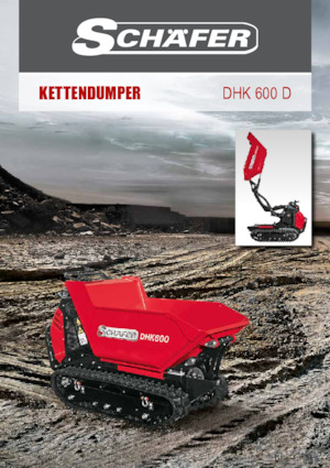 Pásové dumpery SCHÄFER DHK 600 D