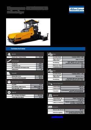 Pásové finišery Dynapac SD 2500 CS