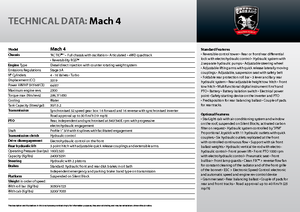 Pásové traktory Carraro Mach 4 II