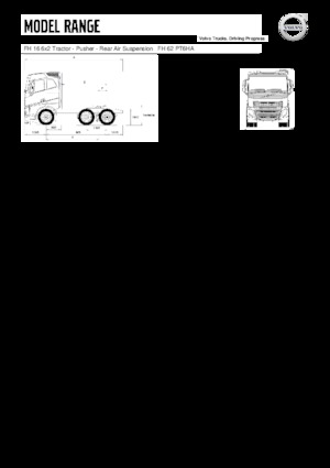 Tahače Volvo Trucks FH16.550 6x2 Tractor Pusher
