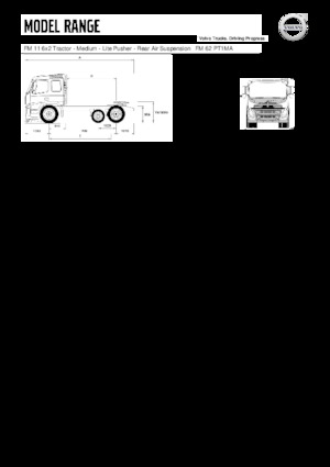 Tahače Volvo Trucks FM11.330 6x2 Tractor Medium Lite Pusher