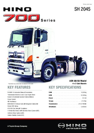 Tahače Hino 700 SH 2045 4x2