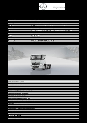 Tahače Mercedes-Benz Arocs 2533 LS 6x2