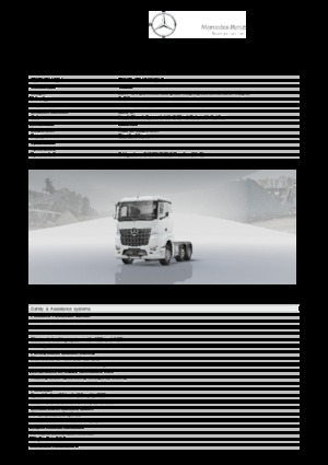 Tahače Mercedes-Benz Arocs 2542 LS 6x2