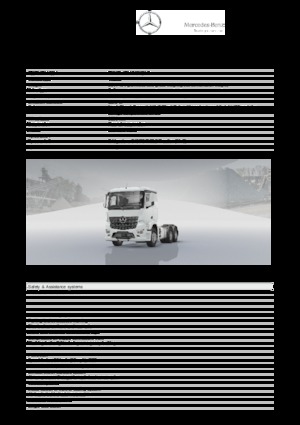 Tahače Mercedes-Benz Arocs 2652 LS 6x4