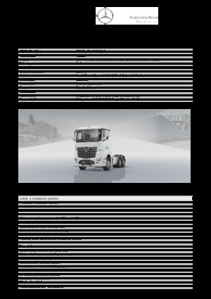 Tahače Mercedes-Benz Arocs 3342 LS 6x4