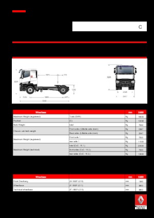 Tahače Renault C 480 T4X4H K OPTITRACK+ E6 HEAVY-DUTY USE