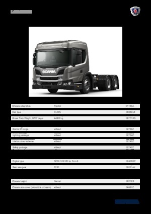 Tahače Scania L 320 A6x2NB