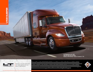 Tahače International LT625 125 Low Roof Sleeper  International A26