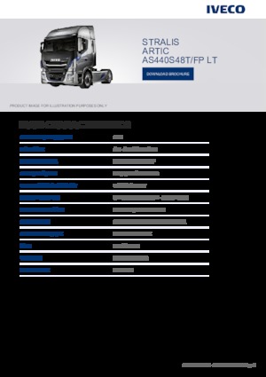 Tahače Iveco STRALIS ARTIC AS440S48T/FP LT