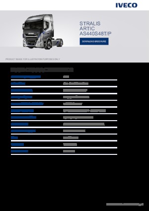 Tahače Iveco STRALIS ARTIC AS440S48T/P