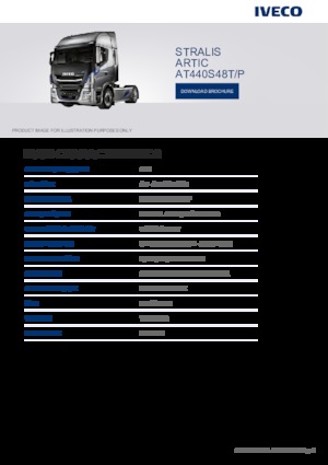 Tahače Iveco STRALIS ARTIC AT440S48T/P