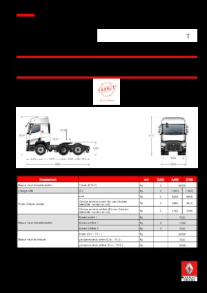 Tahače Renault T 430.26 6X2 T TAG E6