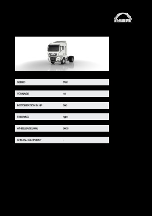 Tahače MAN TGX 18.580