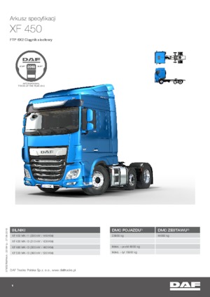 Tahače DAF XF 530 FTP SSC