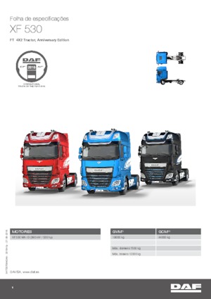 Tahače DAF XF 530 FT , Anniversary Edition SSC