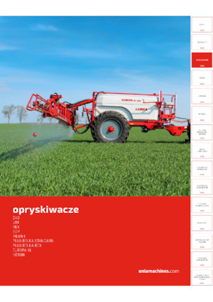 Tažené postřikovače Unia Europa XL 3027