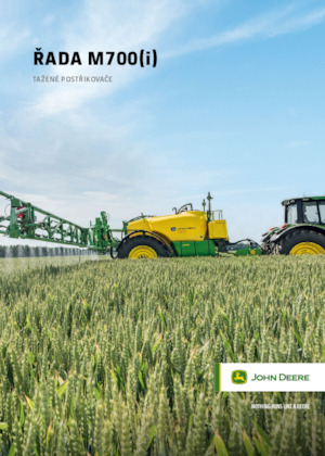 Tažené postřikovače John Deere M740i