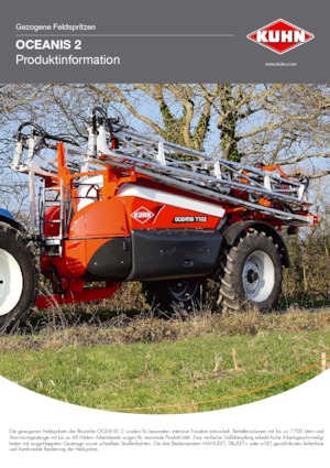 Tažené postřikovače Kuhn Oceanis 2-5600