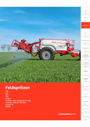 Tažené postřikovače Unia Lux 412 