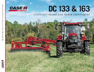 Tažené diskové žací lišty s kondicionérem Case IH DC133