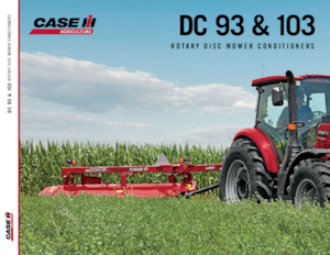 Tažené diskové žací lišty s kondicionérem Case IH DC103