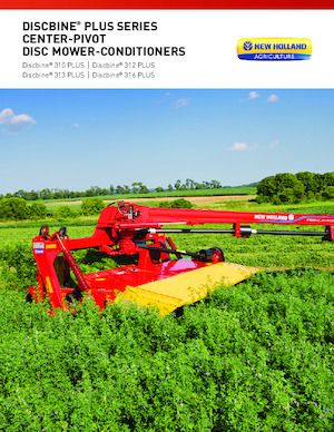 Tažené diskové žací lišty s kondicionérem New Holland Discbine 313 PLUS