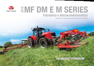 Tažené diskové žací lišty s kondicionérem Massey Ferguson DM357 HS-TR-RC