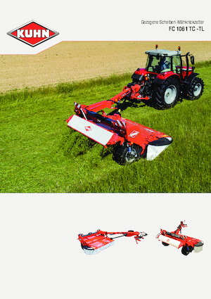 Tažené diskové žací lišty s kondicionérem Kuhn FC 3161 TLD