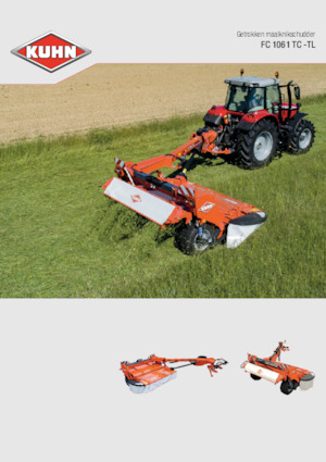 Tažené diskové žací lišty s kondicionérem Kuhn FC 3161 TLD