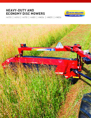 Tažené diskové žací lišty s kondicionérem New Holland HM234 Economy