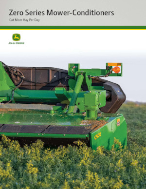 Tažené diskové žací lišty s kondicionérem John Deere S300