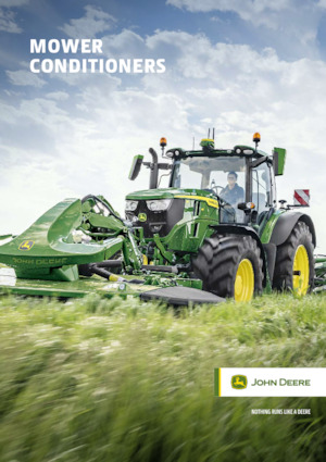 Tažené diskové žací lišty s kondicionérem John Deere C310R