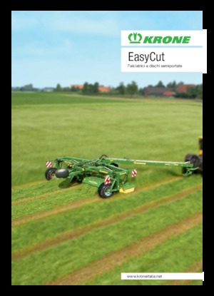 Tažené diskové žací lišty bez kondicionéru Krone EasyCut 3200