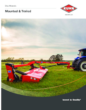 Tažené diskové žací lišty bez kondicionéru Kuhn GMD 3550 TL