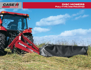 Tažené diskové žací lišty bez kondicionéru Case IH MD72