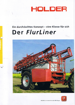 Tažené postřikovače Holder FlurLiner 6,0