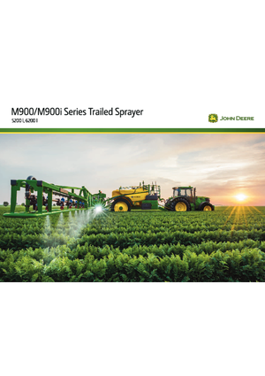 Tažené postřikovače John Deere M952