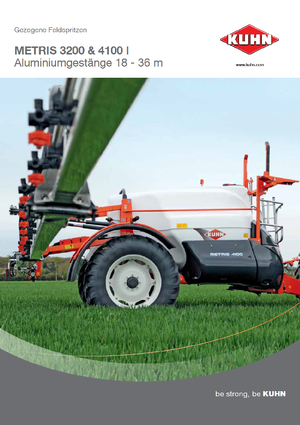 Tažené postřikovače Kuhn Metris 4100 RHA3
